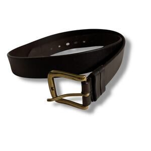 Men’s Brown Genuine Leather Belt Size 46/48